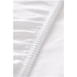 Belle King Size Lastikli Bambu Çarşaf - Beyaz