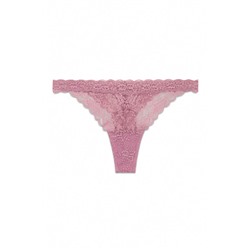 Tanga tira encaje rosa