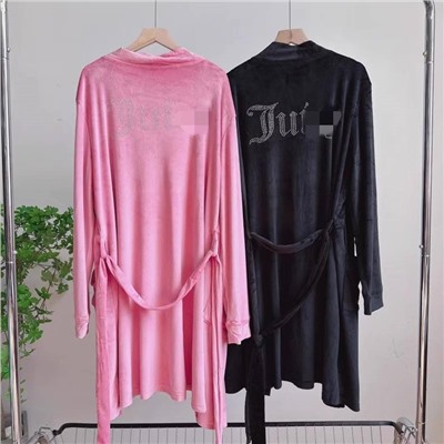 Мягкий, нежнейший велюровый домашний халат Juic*y Coutur*e