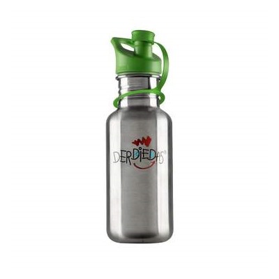 DerDieDas Edelstahl-Trinkflasche Grün
