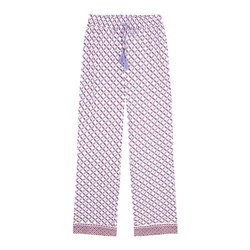Pantalón largo ancho punto suave azul