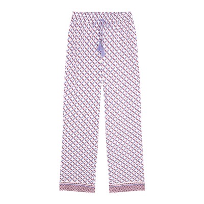 Pantalón largo ancho punto suave azul