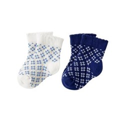 Geo Floral Socks Two-Pack