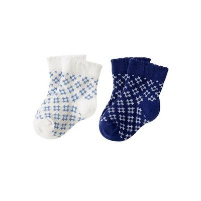 Geo Floral Socks Two-Pack