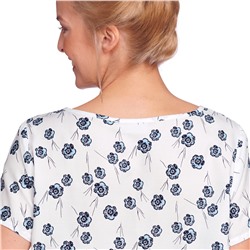 Damen Bluse mit elastischem Saumbündchen