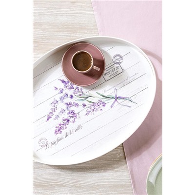 Lavander Oval Tepsi