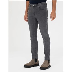 Antrasit Slim Fit Jean Pantolon