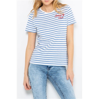 Camiseta Azul y blanco