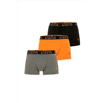 Erkek Turuncu 3'lü Boxer