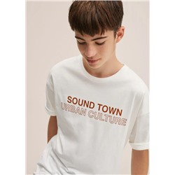 Camiseta mensaje estampado -  Niño | MANGO OUTLET España