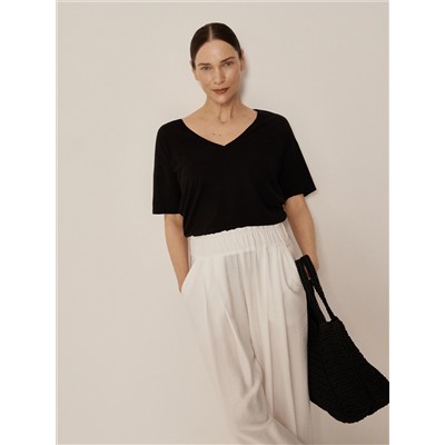 Bluse aus Leinenmischung