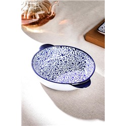 Rêve Bleu Tours New Bone China Yuvarlak Kulplu Tabak