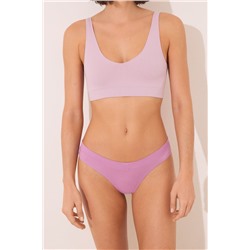 Tanga fruncido rosa
