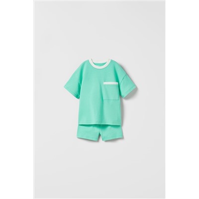 BABY/ CONJUNTO BOLSILLO LISO