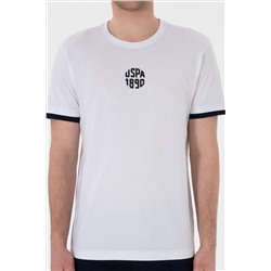 Erkek Regular Fit Bisiklet Yaka Beyaz Tişört