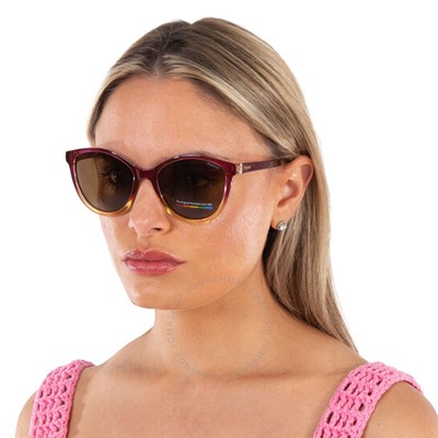 Polaroid  Polarized Bronze Cat Eye Ladies Sunglasses Item No. PLD 4133/S/X 0S2N/SP 55