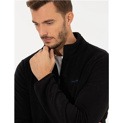Siyah Regular Fit Sweatshirt