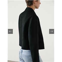 Женское короткое пальто из смесовой шерсти Massim*o Dutt*i   Цена на бирке 149€ В России предлагают за 30600₽ со скидкой