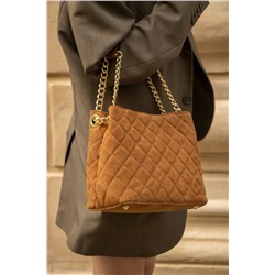 Bolso de piel Hina Camel