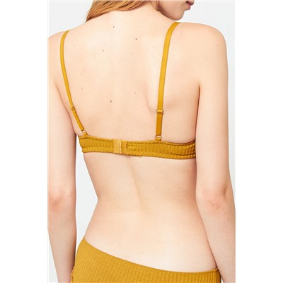 Sujetador con relleno Ladies Mostaza y ocre