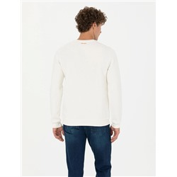 Ekru Regular Fit Sweatshirt