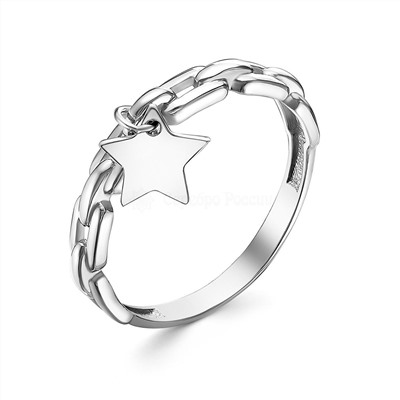 Серьги из серебра родированные 925 пробы 520-10-450р