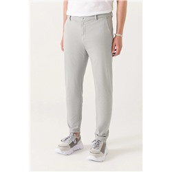 Avva Erkek Gri Esnek Slim Fit Pantolon A21y3037 A21Y3037