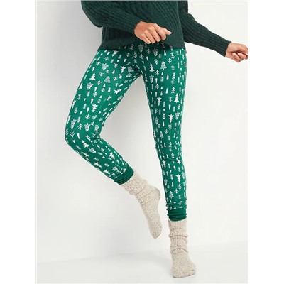 Thermal-Knit Pajama Leggings for Women