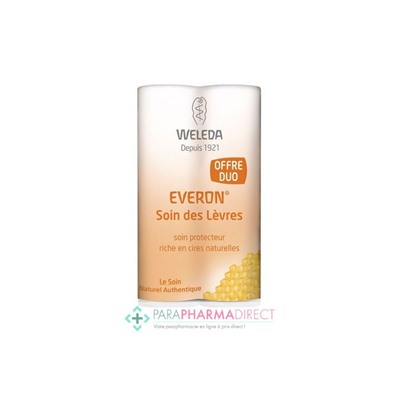 Weleda Soin des Lèvres Everon 2 sticksLot  × 2