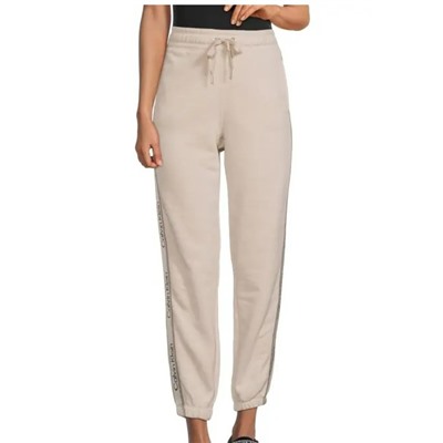 Calvin Klein Logo Drawstring Cropped Joggers