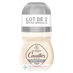 Cavaillès - Intense LP 48H - Transpiration Excessive - Déodorant Roll-On 2x50 mlLot  × 2
