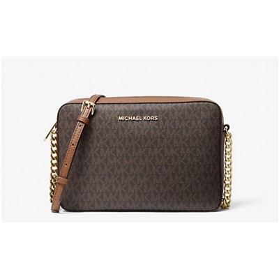 Jet Set Large Printed Logo Crossbody Bag