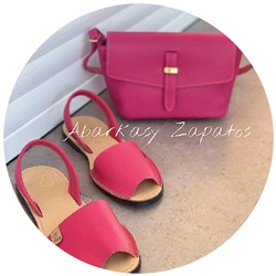 AB. Zapatos 320 FUXIA+PELLE 169 FUXIA