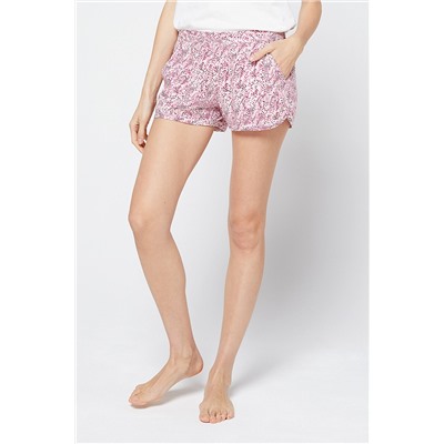 Short casual Chimene Crudo y rosa
