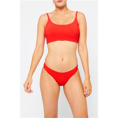 Braguita de biquini Grenat Rojo