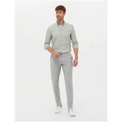 Haki Regular Fit Uzun Kollu Gömlek