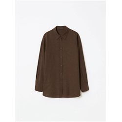 Рубашка однотонная, B3013/tiramisu