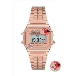 Aqua Di Polo 1987 Kadın Rose Gold Retro Pop Dijital Kol Saati Apwa063500 APWA0635