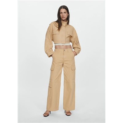 Jeans cargo bolsillos