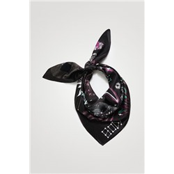 Foulard cuadrado estampado cósmico