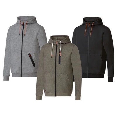 crivit Herren Sweatjacke, mit Baumwolle