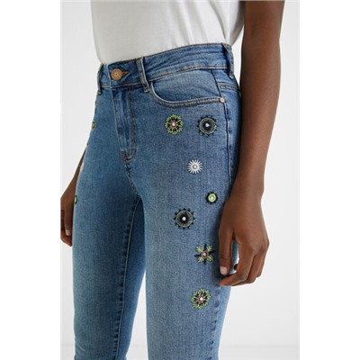 Pantalón vaquero skinny tobillero