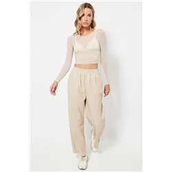 Top crop - Beige