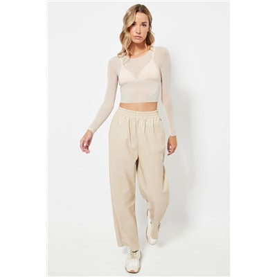 Top crop - Beige