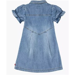 Western Button Up Dress Big Girls S-xl