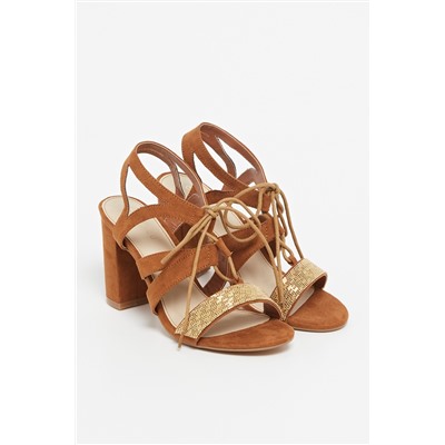 Sandalias Beige