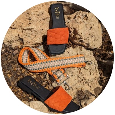Ab.Zapatos 3420 MANDARINA+CINTURON BOLSOS (110)-6 (3) АКЦИЯ