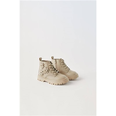 ZARA  😍 официальный сайт⚡️ стильные осенние ботинки для маленьких модниц , скидка 50🛍    ✅Цвет: на фото     ✅Материал: pu