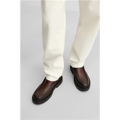 BOTA CHELSEA PIEL BORDÓN