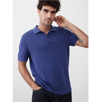 Cotton Monogram Pique Polo